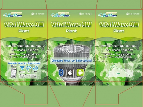 Projecteur VitalWave 9 W Plant- Eco-lamps&reg;