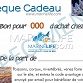 Ch&egrave;que Cadeau Valeur 10 Euros